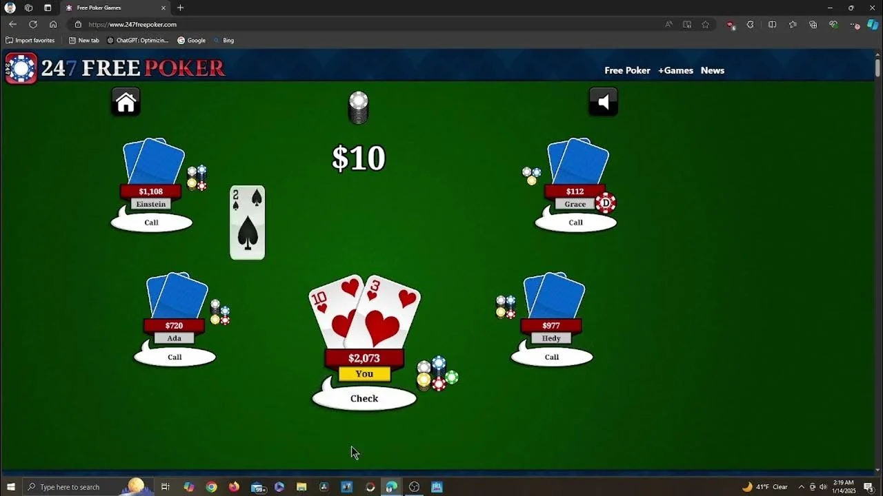 Video poker jacks or better